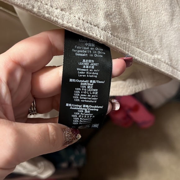 Genuine Suede Moto Jacket - Picture 8 of 9